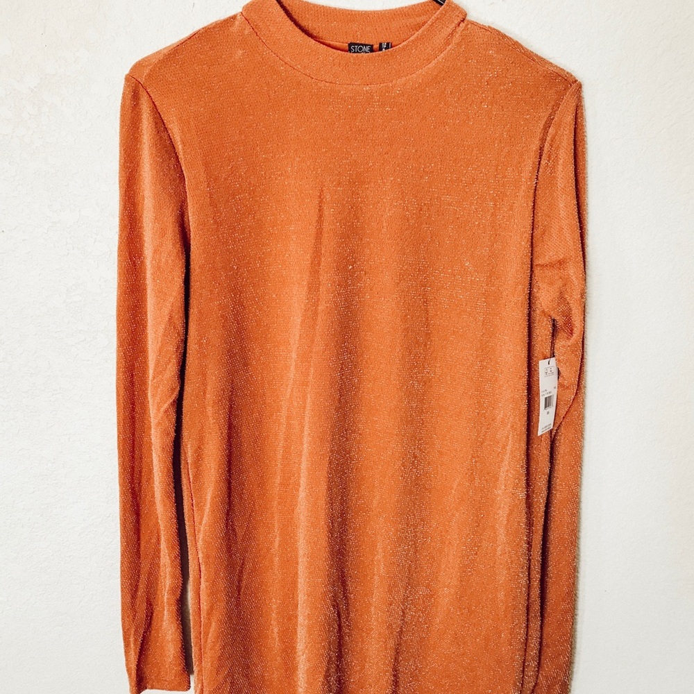 Sparkly Rust Orange Dress